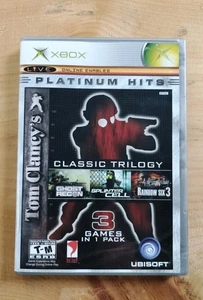 Tom Clancy Classic Trilogy Triple Pack - OG Xbox - Sehr Gut GETESTET Komplett CIB - Bild 1 von 3
