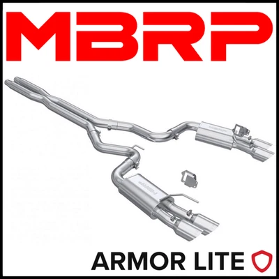 MBRP Armor Lite 3" Cat-Back Exhaust System 2024-2025 Ford Mustang GT Coupe 5.0L - Image 1 of 2