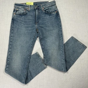 Levi's 502 Premium Jeans Mens 31x32 Tapered Flex Eco Performance Blue Denim - Picture 1 of 10