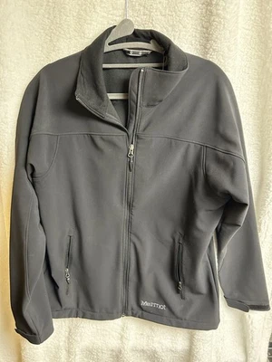 Women’s Black Marmot Jacket With Brushed Lining Size Large - Fitted - Runs Small - Image 1 of 4
