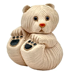 Vintage Rinconada Classic White Tiger Cub Figur - Handarbeit Keramik - Bild 1 von 3