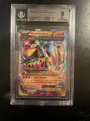 Primal Groudon EX Holo Card OMEGA 86/160 XY-Primal Clash BGS 9 PSA - Image 1 of 2