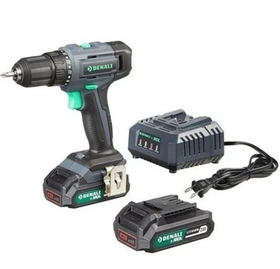 Denali by Skil 20V Cordless Power Drill Driver Kit with 2 X 2.0Ah Battery - Photo 1/4