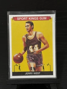 Jerry West 2023 Sports Kings Gum #125 White Border NBA Los Angeles Lakers - Picture 1 of 3