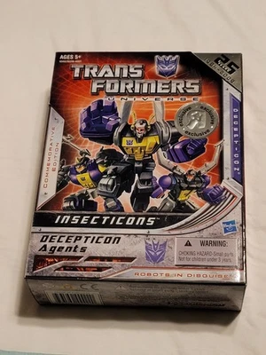 Transformers Universe - Insecticons Decepticon Agents - Toys R Us 2009 - NEW - Image 1 of 4