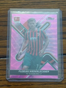 Florian Niederlechner 117/300 2021-22 Finest Bundesliga Pink Refractor #8 - Picture 1 of 2