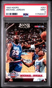 1993-94 Hoops #257 Michael Jordan PSA 9 - Picture 1 of 2