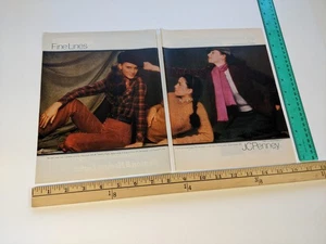 Vintage Clipping - Pretty women in fall fashions photo JC Penney Print Ad 80's - Bild 1 von 2