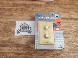 Leviton Decora Fan/Light Dimmer 800-6617 Full Range Speed Control & Dimmer Rotar - Picture 1 of 2