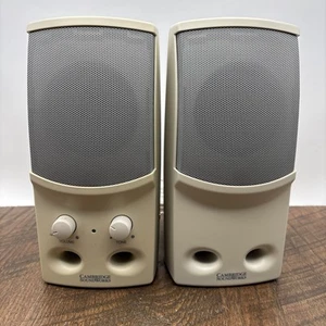 2 Creative Cambridge SoundWorks SBS52 CPU Multimedia Vintage Computer Speakers - Photo 1/7