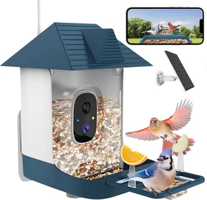 Bird Buddy Smart Vogelfutterhaus mit Kamera Solarbetriebenes Solardach - Neu - Bild 1 von 8