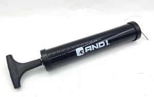 AND1 Portable Inflator Pump with Nozzle Black Handheld for Basketball & Football - Picture 1 of 5