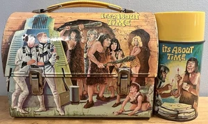 Lonchera y termo de metal Aladdin It’s About Time 1967 - Imagen 1 de 18