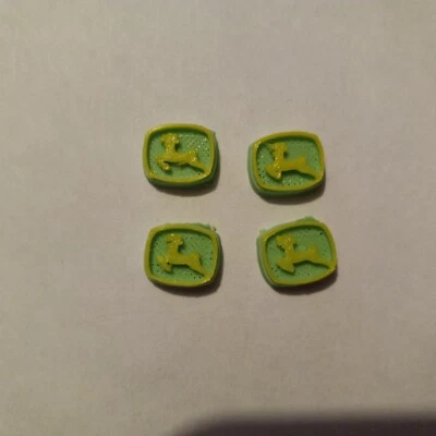 N scale  John Deere Dealership Signs Set Of Four - Image 1 of 4