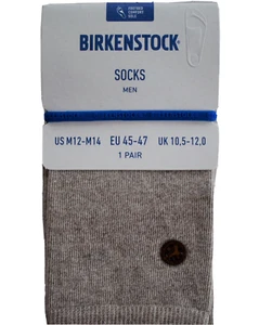 BIRKENSTOCK FUSSBETT KOMFORTSOHLE camel BIO BAUMWOLLE Herren Socken M12-M14 EU45-47 - Bild 1 von 5