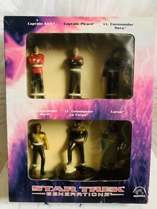 Star Trek Generations Collectible Figures 1994 by APPLAUSE - Picture 1 of 5