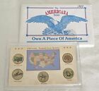 1999 Historic Americana Series Quarter Set, PA NJ DE GA CT, Kennedy Mint 5 COINS