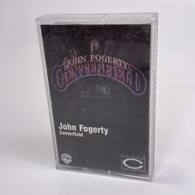 John Fogerty, Centerfield (аудиокассета, 1985) импорт из Канады, черная тележка - Изображение 1 из 4