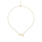Jewelry Fiesta Women Three star Moon Bar Necklace Pendant Jewelry for Gifts