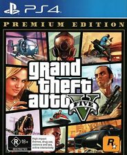 Grand Theft Auto V GTA V Premium Edition For PS4 Playstation 4 Pro Video Game