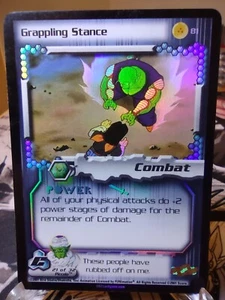 DBZ CCG DRAGON BALL Z GT SUPER - GRAPPLING STANCE #81 FOIL CELL SAGA SCORE 2001 - Picture 1 of 2