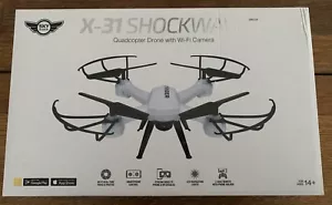 X-31 SHOCKWAVE QUADCOPTER DRONE WITH WI-FI CAMERA by Sky Rider - BRAND NEW - Picture 1 of 3