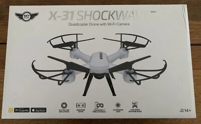 X-31 SHOCKWAVE  QUADCOPTER DRONE WITH WI-FI CAMERA by Sky Rider - BRAND NEW - Image 1 of 3