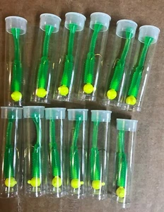 NEW CUBBY MIni-Mite2 1/16oz Jig 12PK Yellow/Green 4404 - Picture 1 of 1