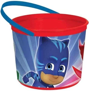 PJ Masks Disney Junior Kids Birthday Party Favor Plastic Bucket - Picture 1 of 1