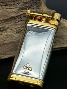 Sillems ITT IM Corona Old Boy 925 Pipas Plata Esterlina Encendedor bi color - Imagen 1 de 12