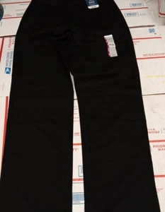 NWT. George Mens Black Slacks 30x30 - Picture 1 of 6