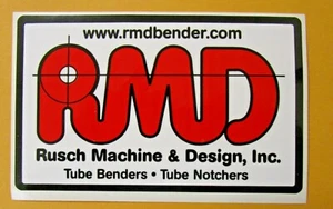 RMD Rusch Machine & Design Decal / Sticker,Hot Rod,Toolbox,Collection,Racing - Picture 1 of 1