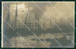 Genova Città Barche PIEGA Sciutto Foto cartolina XB2086 - Imagen 1 de 2