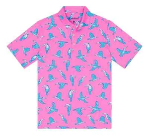Chubbies Men's Lightweight Medium 'The Toucan Do It' Performance Polo 582241 - Picture 1 of 5