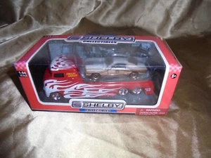 VINTAGE SHELBY COLLECTIBLES 1/64 SCALE SHELBY HAULER WITH SHELBY GT350 RACE CAR - Bild 1 von 7
