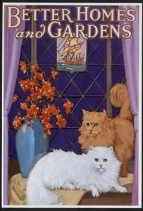 Moderne CAT ART Postkarte - Magazinumschlag. Mayfair (Ref.: 241). Kostenlose britische Post - Bild 1 von 1