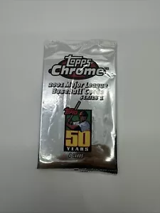 MLB 2001 TOPPS CROMO BÉISBOL SERIE 1 paquete sellado - Imagen 1 de 4