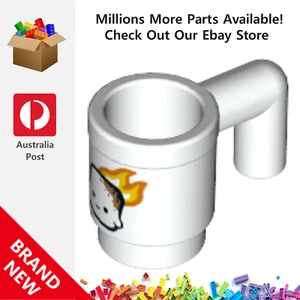 Genuine LEGO™ White Minifigure Cup with Marshmallow Face 3899 6271726 New - Picture 1 of 2