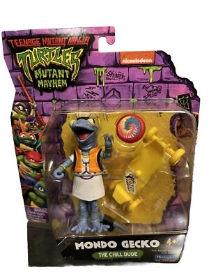TMNT Teenage Mutant Ninja Turtles Mayhem Mondo Gecko 4" Figure NEW RELEASE - Image 1 of 3