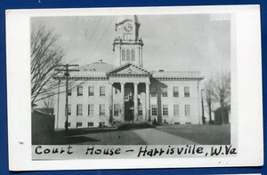 Harrisville Court House West Virginia WV Echtfoto Postkarte - Bild 1 von 2