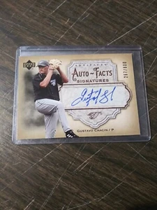 2006 Upper Deck - Auto Facts Signatures - 267/800 - Gustavo Chacin #AF-GC - Bild 1 von 2