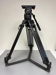 Sachtler Video 15 Plus 100mm Fluid Head and Carbon Fiber Tripod - Picture 1 of 6