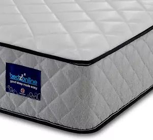 BEDZONLINE Hybrid Memory Foam & Spring Mattress - 4Ft6 Double | 20Cm Thick Hydro - Picture 1 of 7