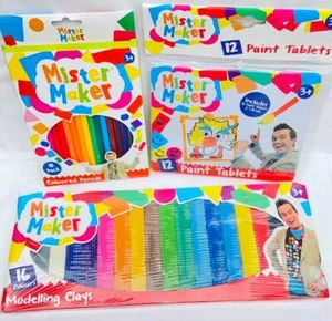 Mister Maker Art Set Coloured Modelling Clay, Colouring Pencils & Paint Tablets - Picture 1 of 4