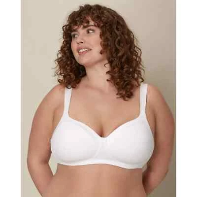 NEW Playtex Secrets 4824 Size 40DDD Balconette Full Figure Wireless Bra White! - Image 1 of 4
