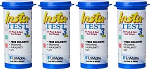 4x LaMotte Insta-Test 3 Plus, Swimming Pool and Hot Tub Test Strips (200 Strips) - Picture 1 of 5