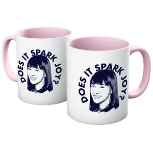 Marie Kondo Does It Spark Joy? Tidying Up Mug Cup All Colours Coffee Tea - Picture 1 of 12