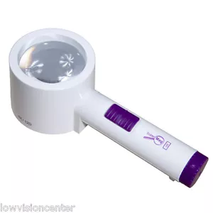 4x/12D SuperMag ingranditore portatile illuminato a LED obiettivo 2,7 pollici ipovisione - Foto 1 di 1