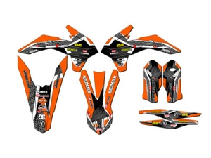 2015-2016 EXC PODIUM Orange Senge Graphics Kit Compatible with KTM - Bild 1 von 10