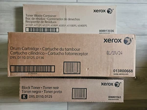 Xerox D95 006R01561 Toner Cartridge, 013R00668 Drum cartridge bundle + waste - Photo 1/1